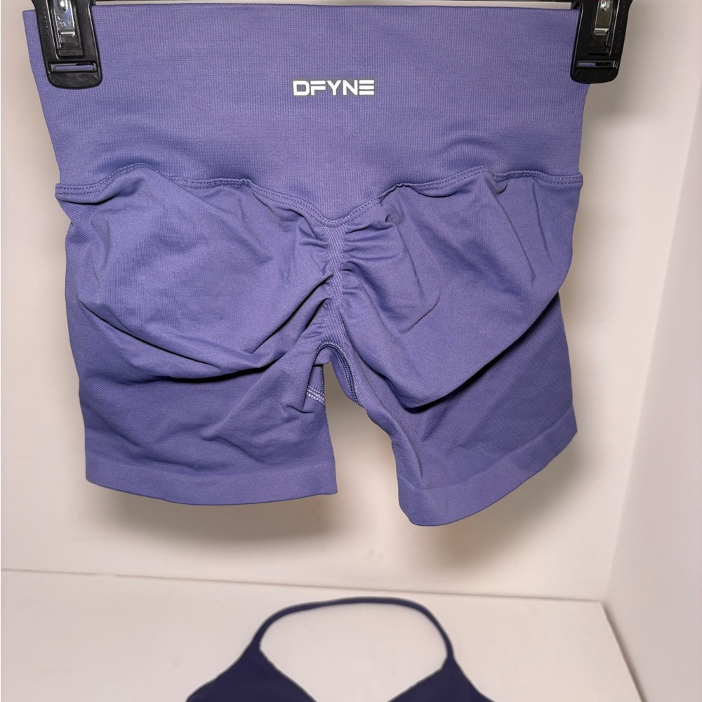 DFYNE Purple Hannah Pearson Shorts